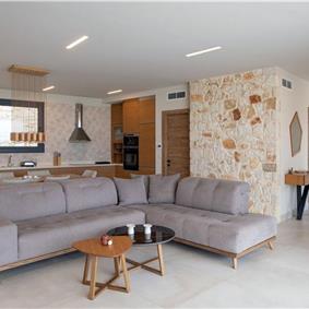 3 bedroom villa with pool & sea view, near Acharavi, sleeps 6